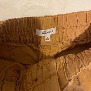 Madewell Cotton Pull-On Straight Cargo Pants